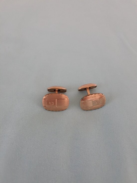 GR Other - GR Men's Cufflinks Gold color